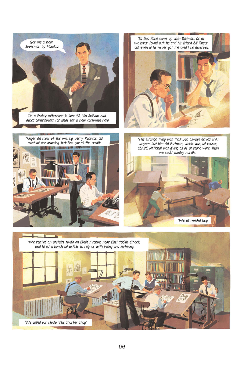 Illustration for article titled In This Preview of The Joe Shuster Story, Witness the Rise of the Golden Age of Superhero Comics